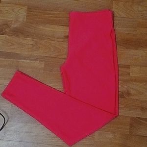 Neon Pink Leggings Small